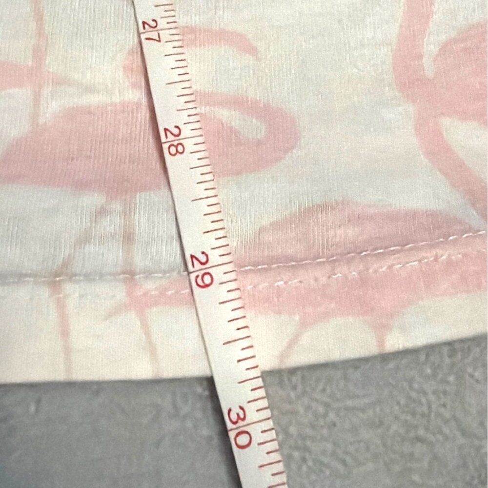 Torrid Classic Fit Flamingo Print Lightweight T-Shirt Womens Size 1 Pink & White - Picture 5 of 5